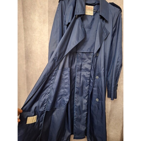 Vintage 90s Misty Harbor Duckwear Lightweight Rain Coat Trench Coat Womens XL/1X - Picture 16 of 16